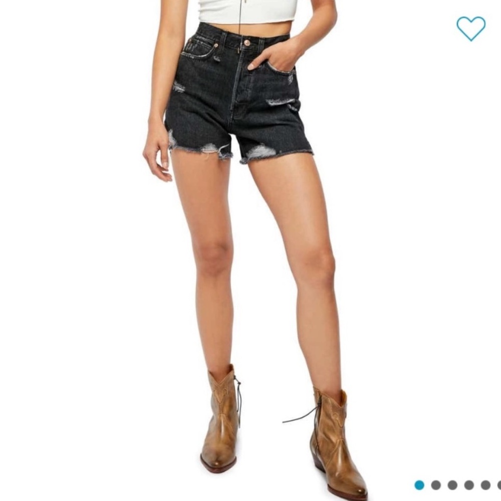 Free People Makai Jean Shorts